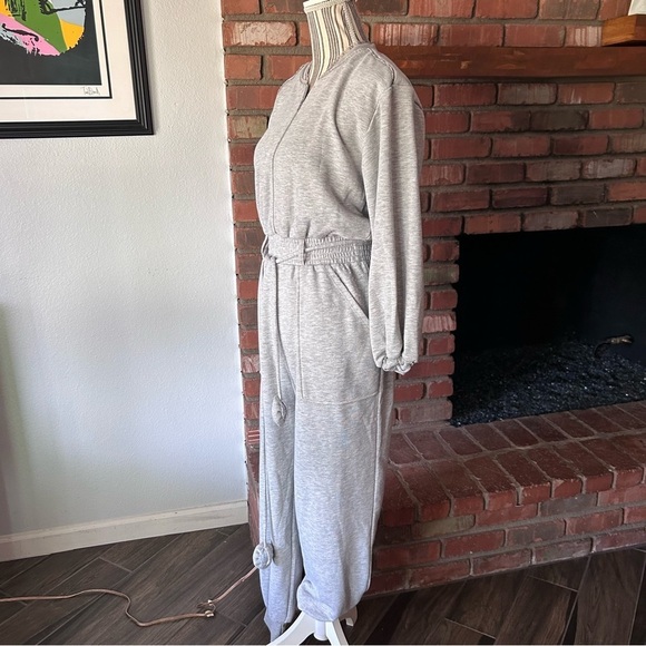 For Love & Lemons Yuna Jumpsuit in Grey Sz S - Picture 7 of 12